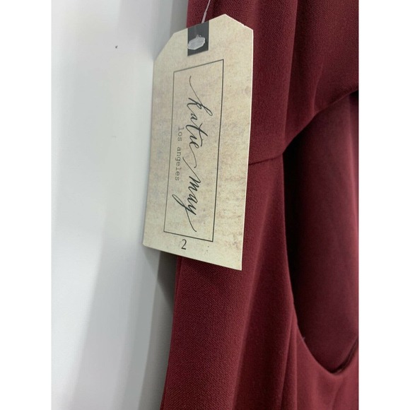 BHLDN Katie May Gwyneth One Shoulder Crepe  Dress - Picture 6 of 9